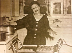 Armenian woman making kufta