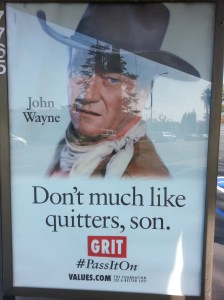 John Wayne values billboard